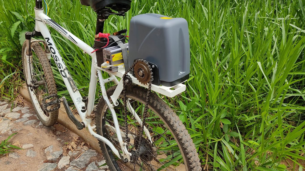 Já Conhece? Bicicleta Elétrica Com Motor de Portão É Criada Por Inventor Brasileiro