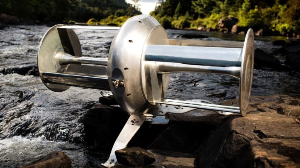 Turbina Hidrocinética Utiliza Fluxo de Água Para Gerar Energia