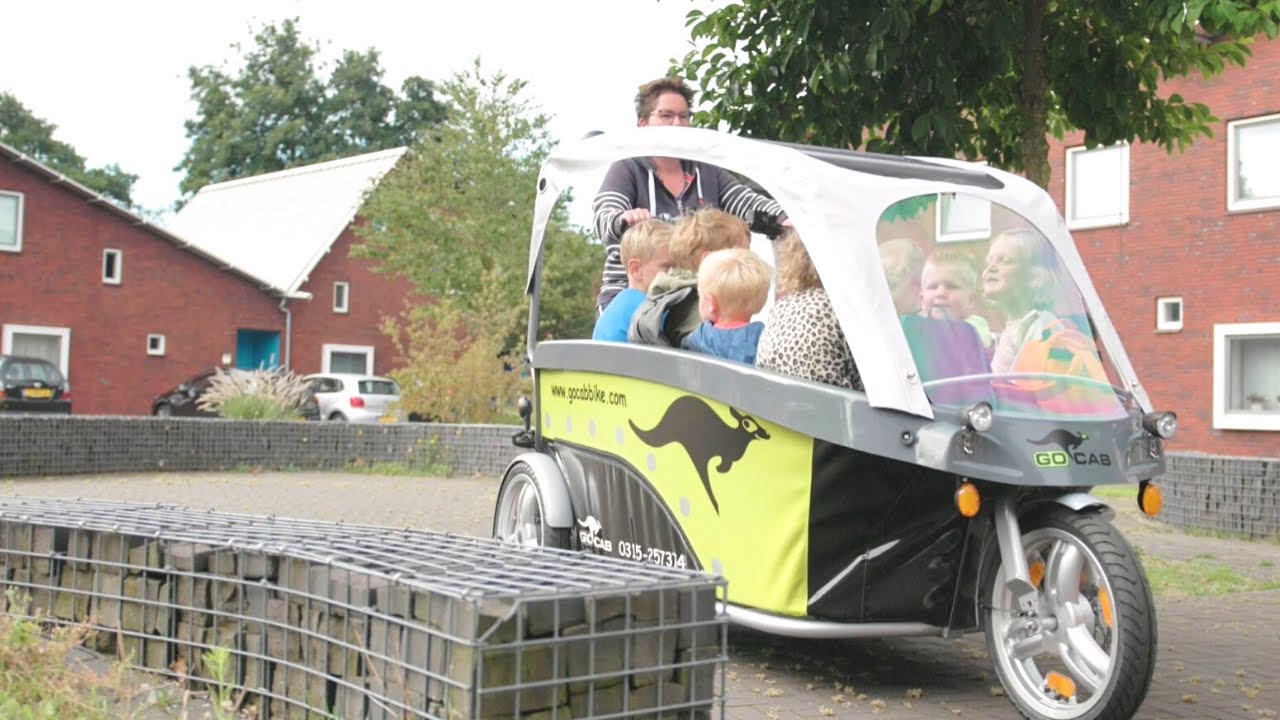 Van Raam GoCab: Bicicleta Elétrica de Carga para 8