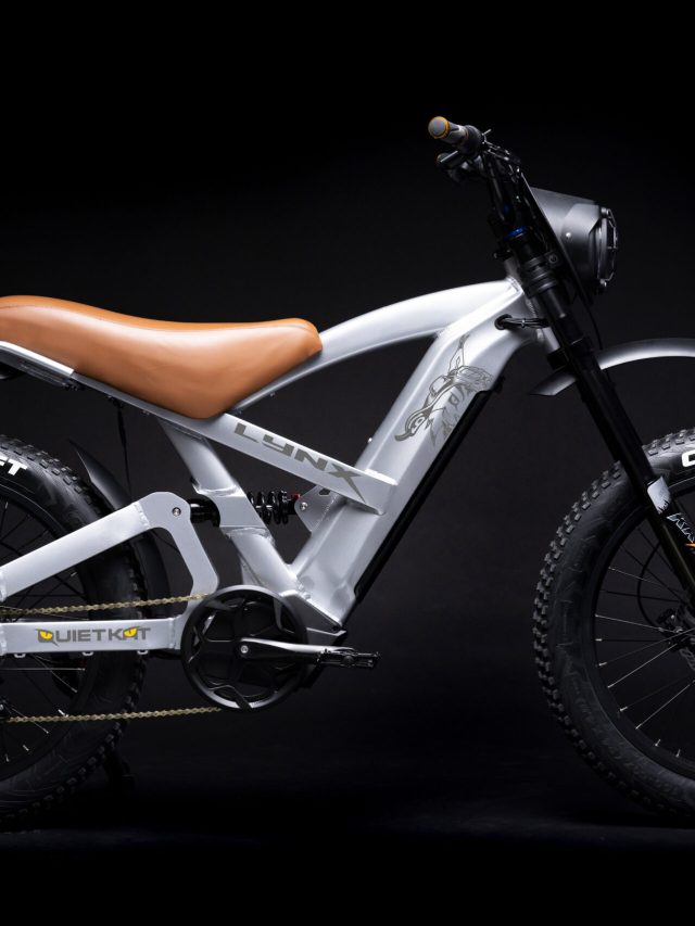 Conheça a QuietKat Lynx Uma Bicicleta Elétrica Robusta Inspirada em Motos