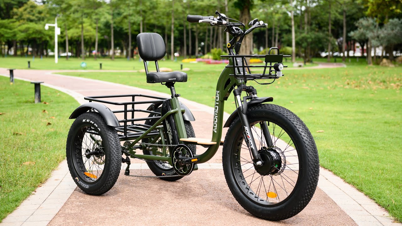 Triciclo Elétrico da Addmotor Promete Alto Desempenho por Preço Baixo