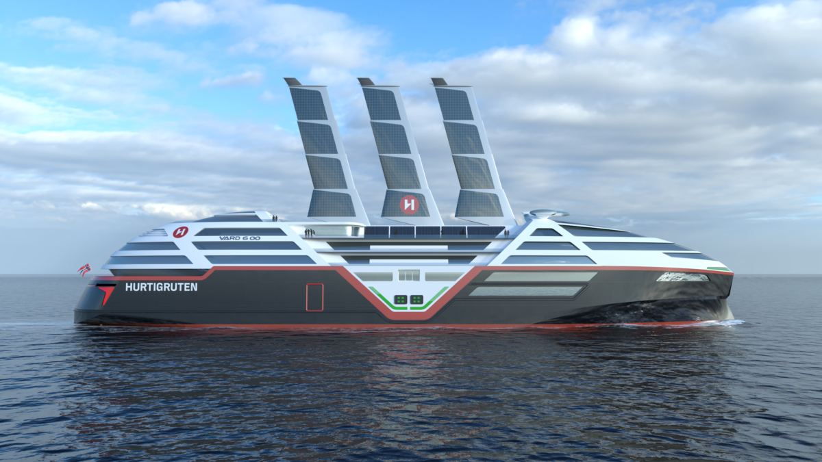 Hurtigruten Promete Cruzeiro Elétrico Com Velas Cobertas Por Painéis Solares