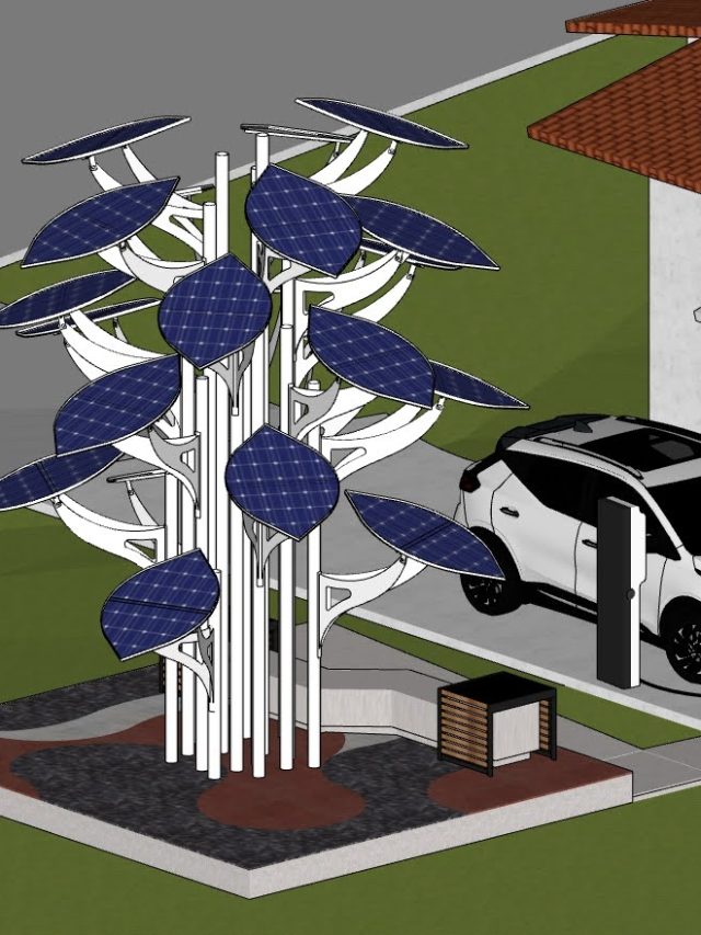 Desenvolvida por Brasileiros a 'Árvore Solar' Produz 300 kWh