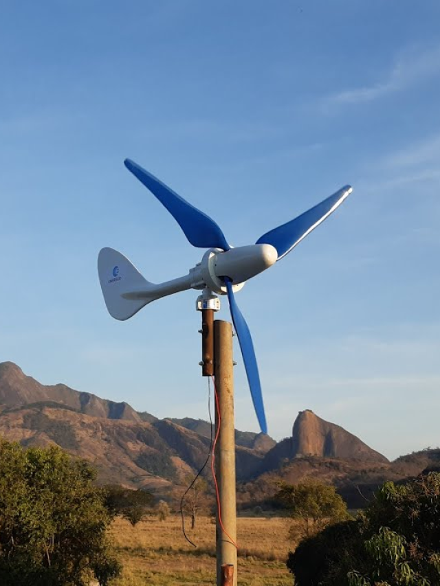Mini Turbina Eólica Gera Energia 24 Horas e Custa Menos de R$ 1.000 