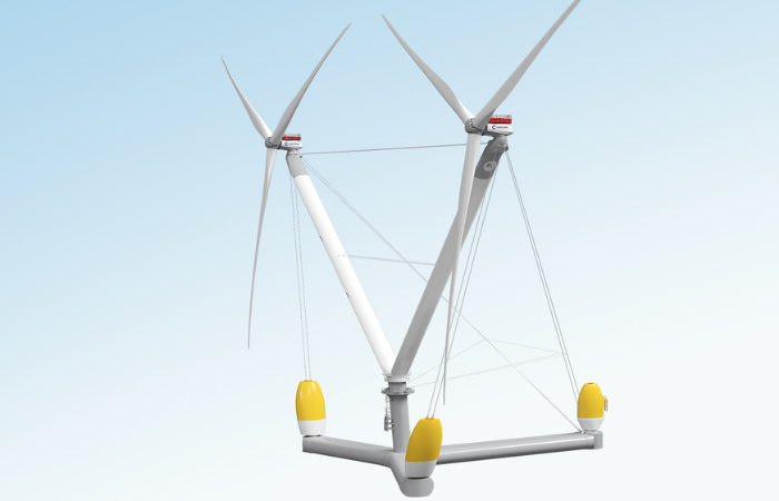 China Começa a Operar a Maior Turbina Eólica Flutuante do Mundo (2024) 1 turbina eólica flutuante ocean x