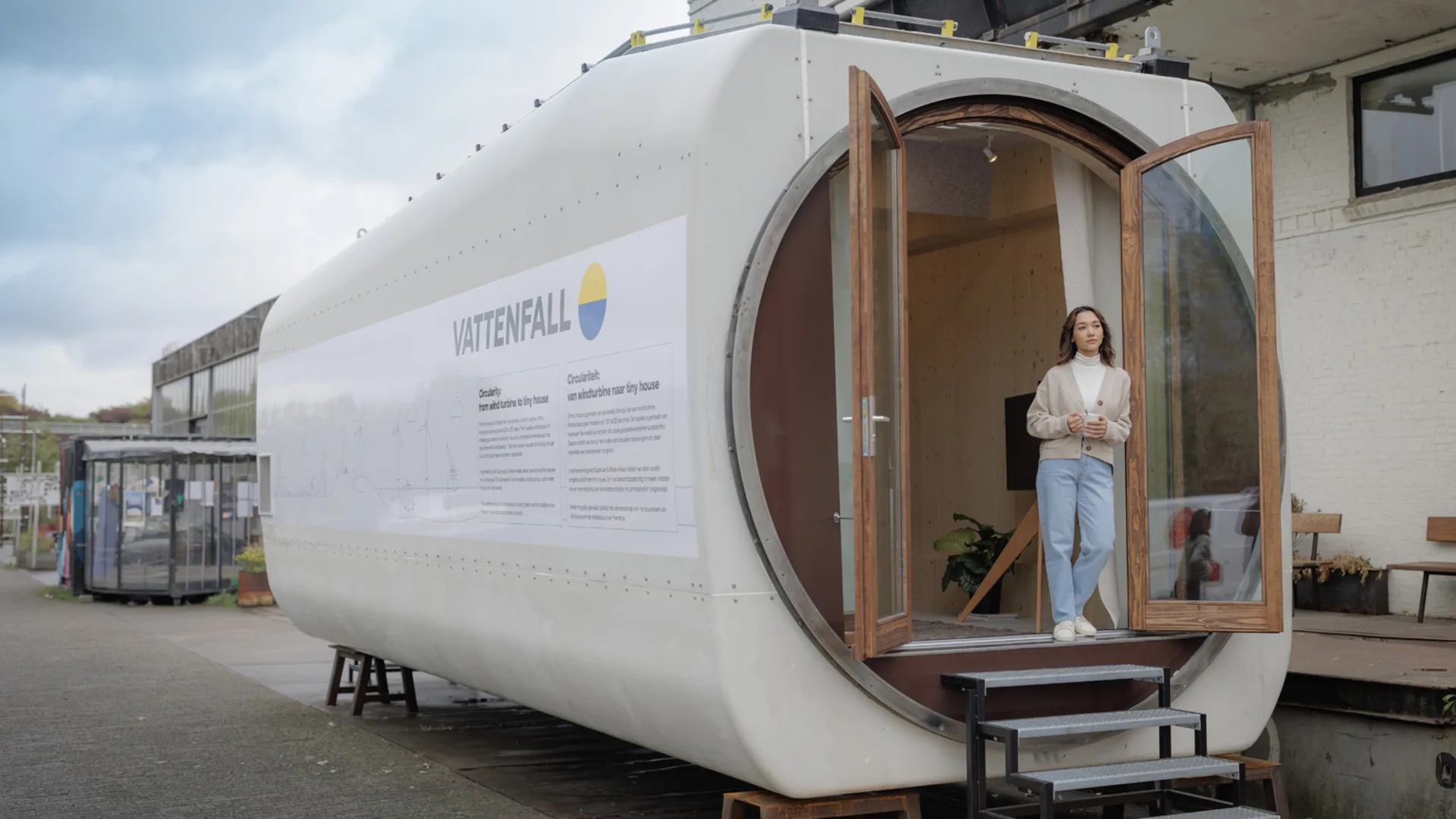 Tiny House Vattenfall: Nacelle V80 2 MW Vira Casa Eco 3 Tiny House Vattenfall: Nacelle V80 2 MW Vira Casa Eco