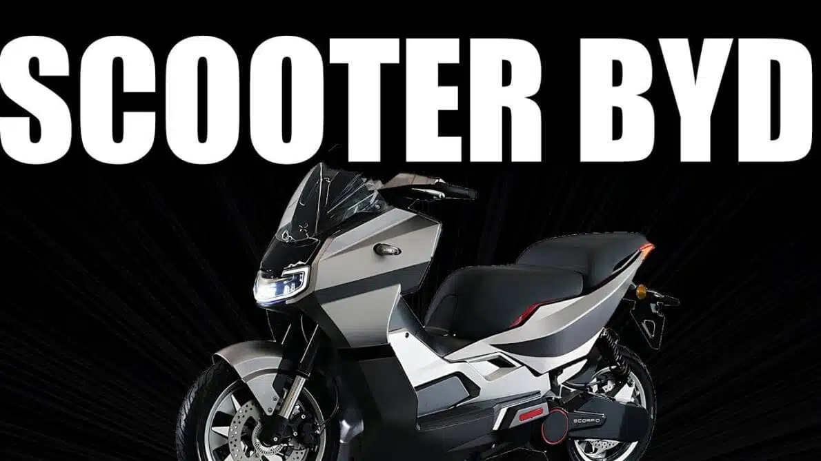 Scooter Elétrica BYD: Patentes, Roda 14″ e Suspensão