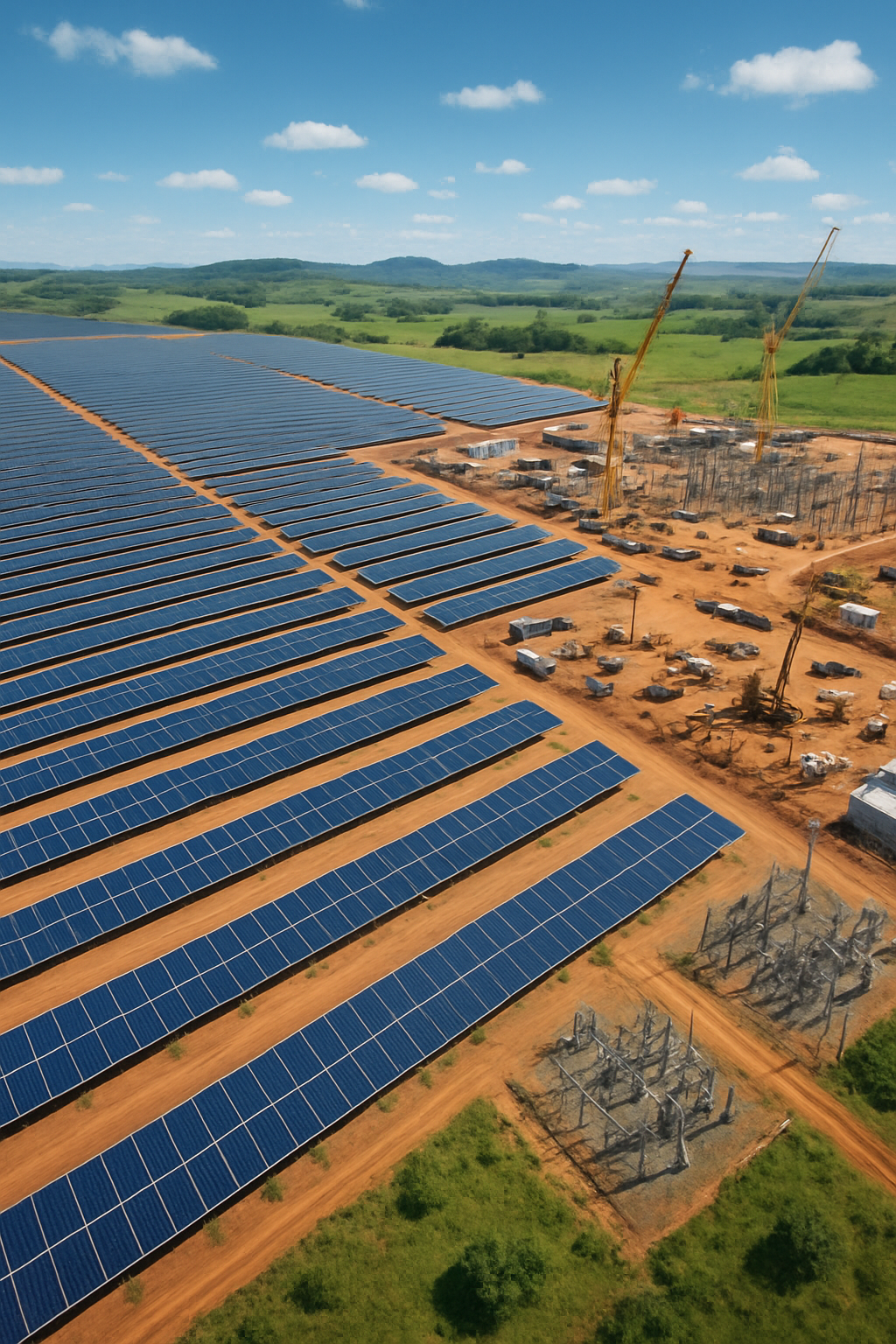 Energia Solar para Indústrias: Draco em MG Ligado ao SIN 2 Imagem do projeto de usinas solares em mg
