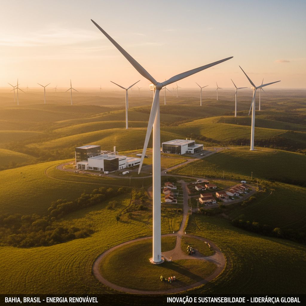 Turbina Eólica Gigante na Bahia