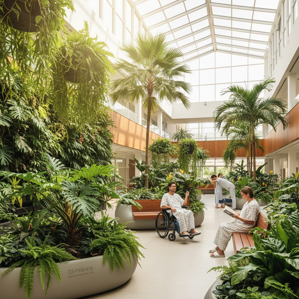 Hospital que Utiliza Natureza como Cura: Como Replicar Biofilia em Casa para Bem-Estar 1 noticias, Agricultura Urbana