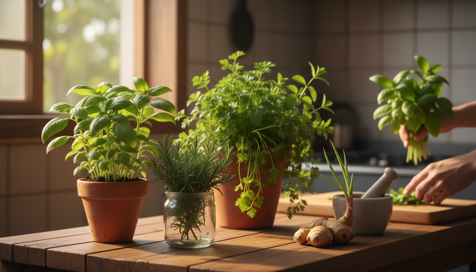 5 Plantas que Crescem na Cozinha e Entram na Receita — Sem Gastar no Supermercado 1 Meio Ambiente, Reciclagem Alimentos, Cozinha, PANC, Receitas