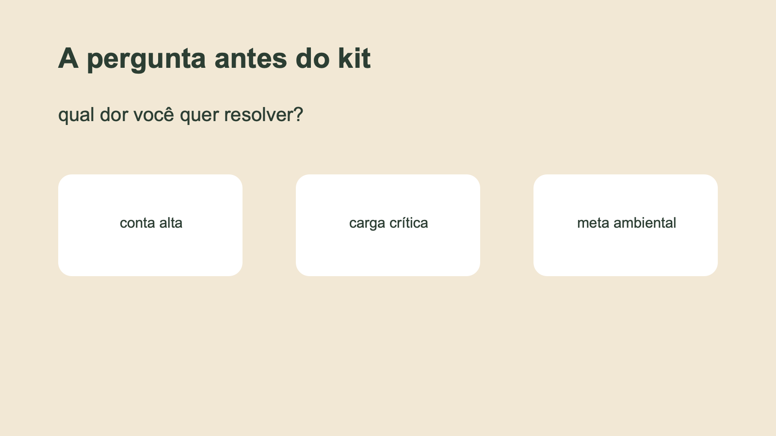 Sustentabilidade na Bahia: o que a transição energética muda na prática 4 Painel editorial: a pergunta antes do kit — conta alta, carga crítica ou meta ambiental