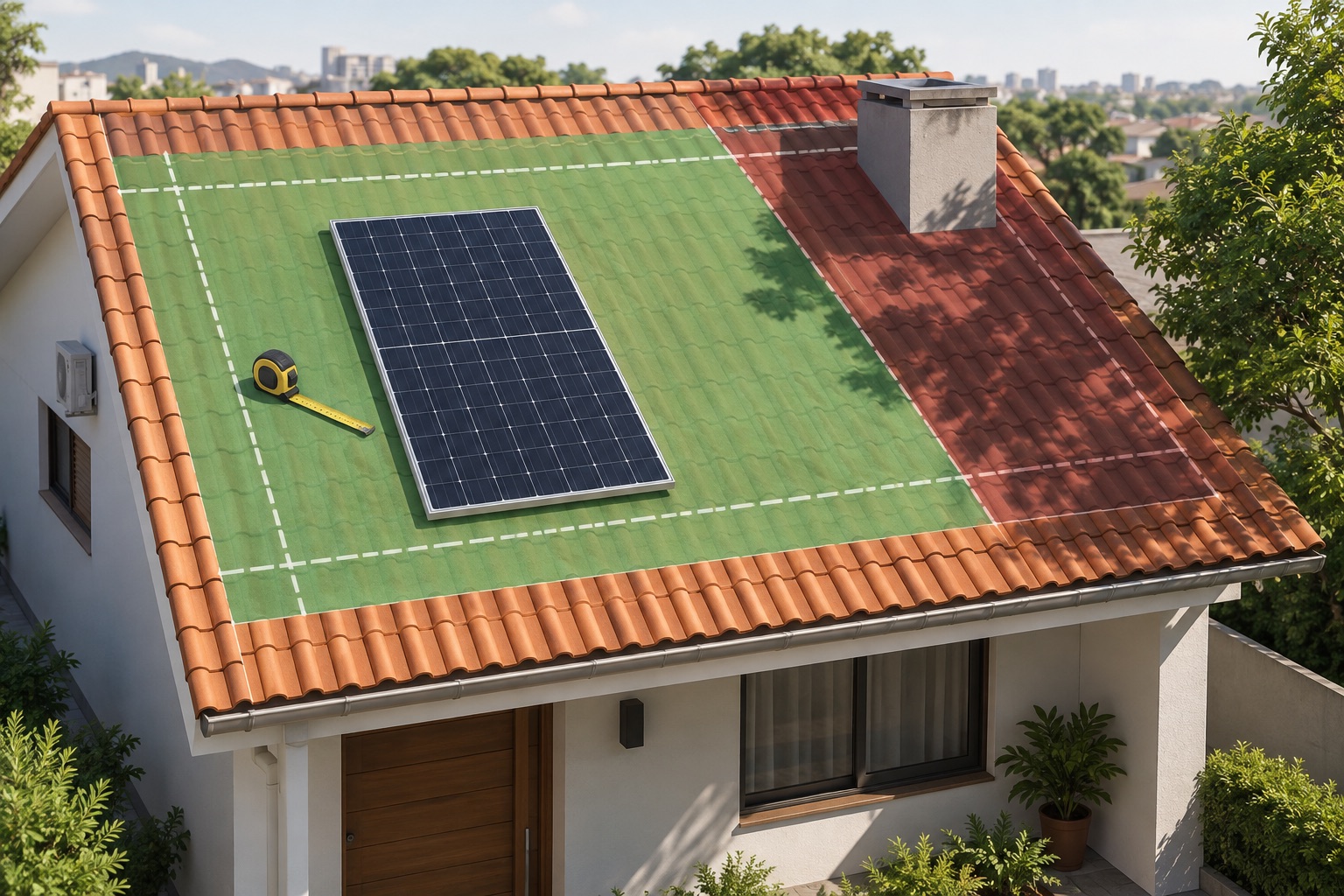Canadian Solar BiHiKu6 de 530 W: quando potência por área ajuda 3 Visual técnico: área útil e interferências na instalação
