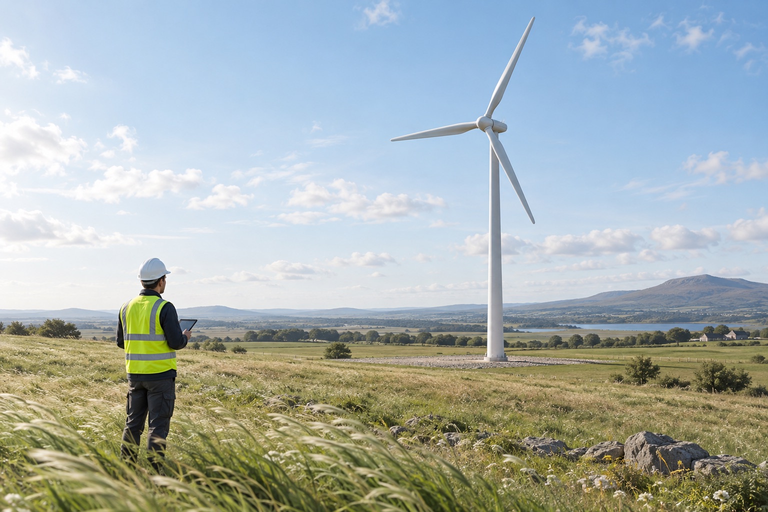 Wekraft 15 kW: como avaliar uma turbina eólica para área aberta 3 Visual técnico: planejamento em área aberta